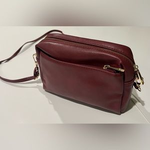 Fashion Puzzle Triple Zipper Crossbody Bag